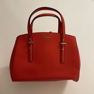 Calvin Klein Red crossbody purse